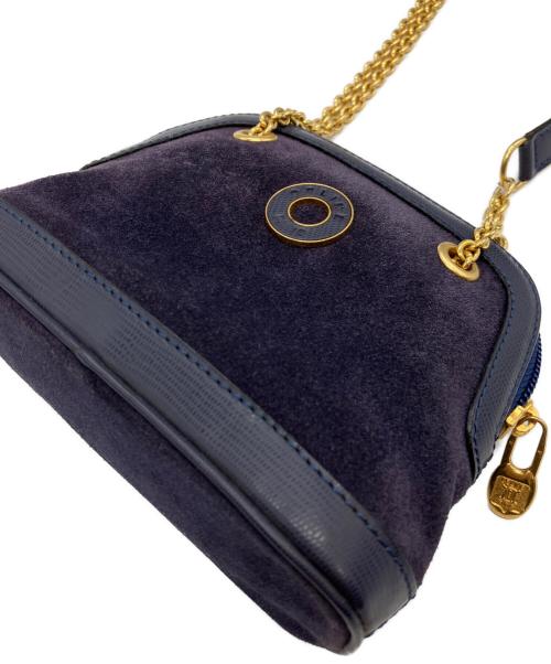 CELINE（セリーヌ）CELINE (セリーヌ) マイクロショルダーバッグ ネイビーの古着・服飾アイテム