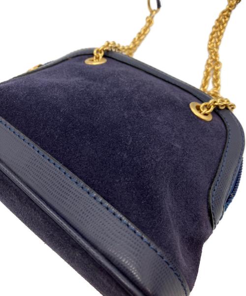 CELINE（セリーヌ）CELINE (セリーヌ) マイクロショルダーバッグ ネイビーの古着・服飾アイテム