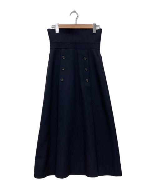 THE RERACS（ザ リラクス）THE RERACS (ザ リラクス) edition (エディション) BALCOLLAR MARINE SKIRT ネイビー サイズ:36の古着・服飾アイテム