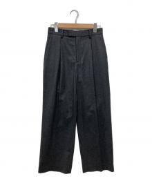 CALMER（カルメール）の古着「CANONICO ワイドパンツ」｜グレー