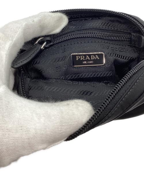 PRADA（プラダ）PRADA (プラダ) マイクロ Re-Nylon ポーチ ブラックの古着・服飾アイテム