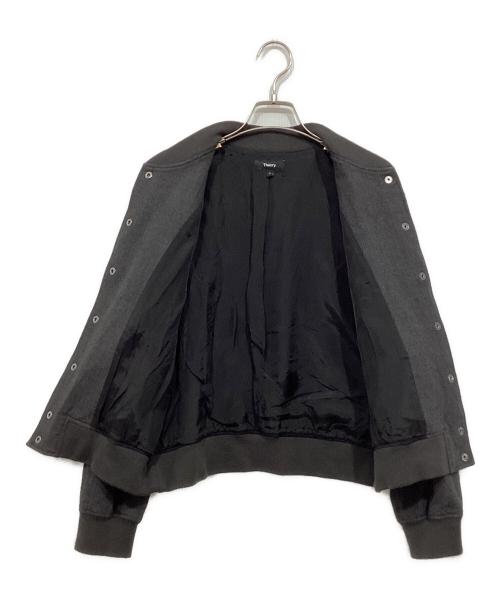 theory（セオリー）theory (セオリー) Sleek Saxony Varsity グレー サイズ:Sの古着・服飾アイテム