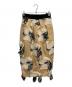 AKIRA NAKA（アキラナカ）の古着「Kamila Tuck Skirt　フラワージャガードタイトスカート」｜ベージュ
