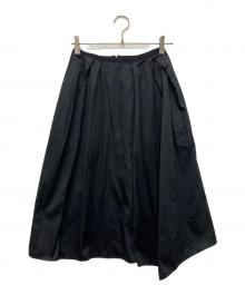 JIL SANDER NAVY（ジルサンダー ネイビー）の古着「フレアスカート」｜ブラック