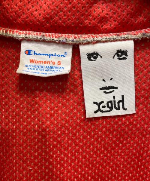 X-GIRL（エックスガール）X-GIRL (エックスガール) Champion (チャンピオン) ボアコート アイボリー サイズ:Sの古着・服飾アイテム