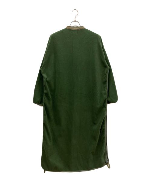 FREAK'S STORE（フリークスストア）FREAK'S STORE (フリークスストア) サイドジップ フリースワンピース カーキ サイズ:FREEの古着・服飾アイテム