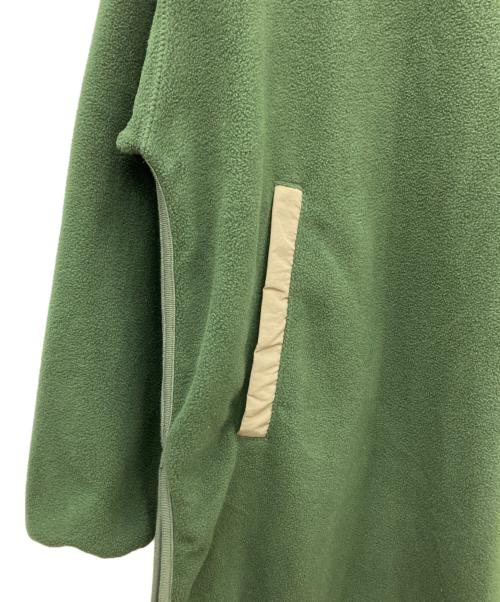 FREAK'S STORE（フリークスストア）FREAK'S STORE (フリークスストア) サイドジップ フリースワンピース カーキ サイズ:FREEの古着・服飾アイテム