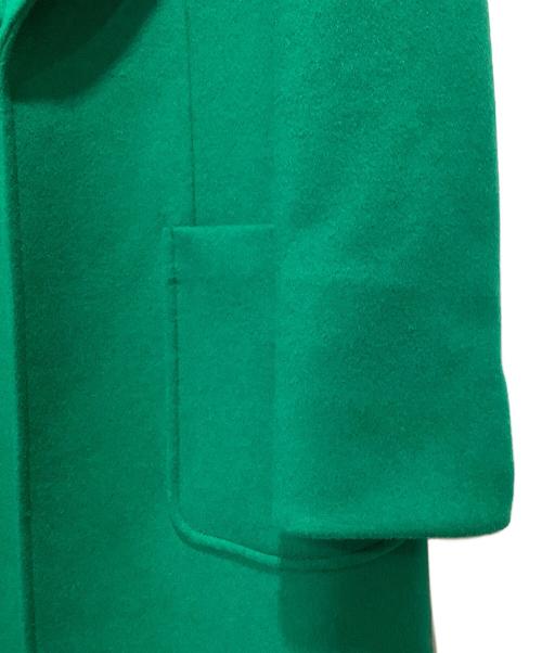 MAX&Co.（マックスアンドコー）MAX&Co. (マックスアンドコー) RUNAWAY ヴァージンウールガウンコート グリーン サイズ:38の古着・服飾アイテム