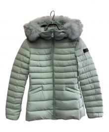 PEUTEREY（ピューテリー）の古着「PEUTEREY TURMALET ML 05 FUR ダウンジャケット」｜ライトブルー