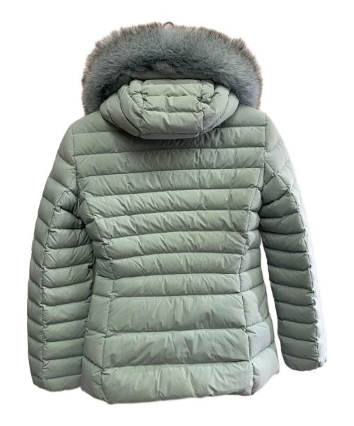 PEUTEREY（ピューテリー）PEUTEREY (ピューテリー) PEUTEREY TURMALET ML 05 FUR ダウンジャケット ライトブルー サイズ:42の古着・服飾アイテム