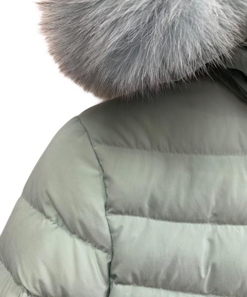 PEUTEREY（ピューテリー）PEUTEREY (ピューテリー) PEUTEREY TURMALET ML 05 FUR ダウンジャケット ライトブルー サイズ:42の古着・服飾アイテム