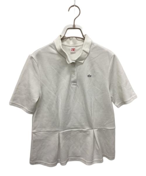 LACOSTE LIVE（ラコステライブ）LACOSTE LIVE (ラコステライブ) ポロシャツ ホワイト サイズ:Lの古着・服飾アイテム