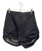 Vivienne Westwood RED LABELヴィヴィアンウエストウッドレッドレーベル）の古着「変形デザインハーフパンツ」｜ブラック