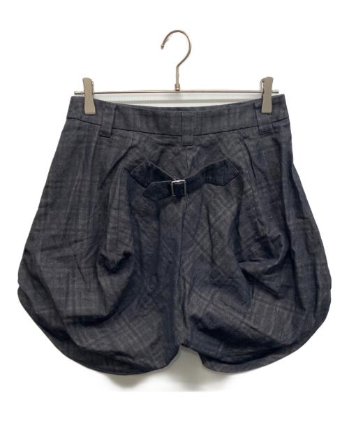 Vivienne Westwood RED LABEL（ヴィヴィアンウエストウッドレッドレーベル）Vivienne Westwood RED LABEL (ヴィヴィアンウエストウッドレッドレーベル) 変形デザインハーフパンツ ブラック サイズ:2の古着・服飾アイテム