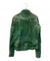 WLG by GIORGIO BRATO (ダブルエルジー バイ ジョルジオブラット) レザージャケット グリーン サイズ:SIZE 48：13000円