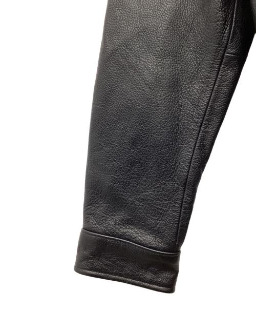 BOLINI（ボリーニ）BOLINI (ボリーニ) レザージャケット ブラック サイズ:SIZE 48の古着・服飾アイテム
