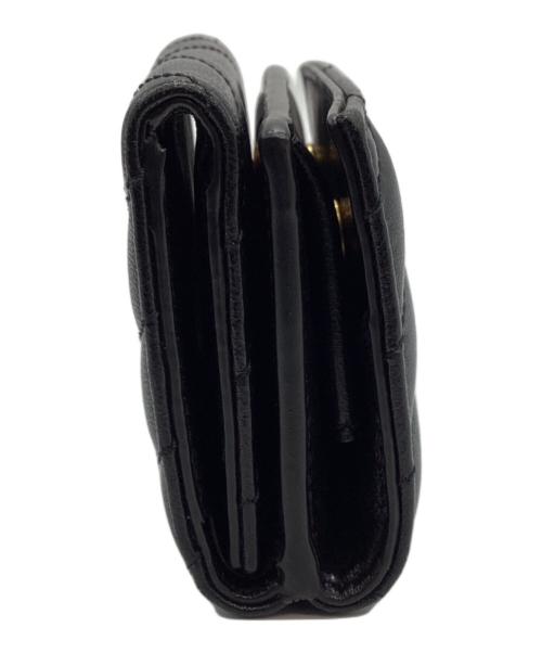 Saint Laurent Paris（サンローランパリ）Saint Laurent Paris (サンローランパリ) 3つ折り財布 ブラックの古着・服飾アイテム