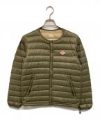 DANTONダントン）の古着「インナーダウンジャケット」｜カーキ