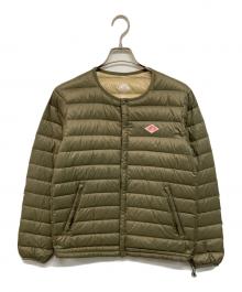 DANTON（ダントン）の古着「インナーダウンジャケット」｜カーキ