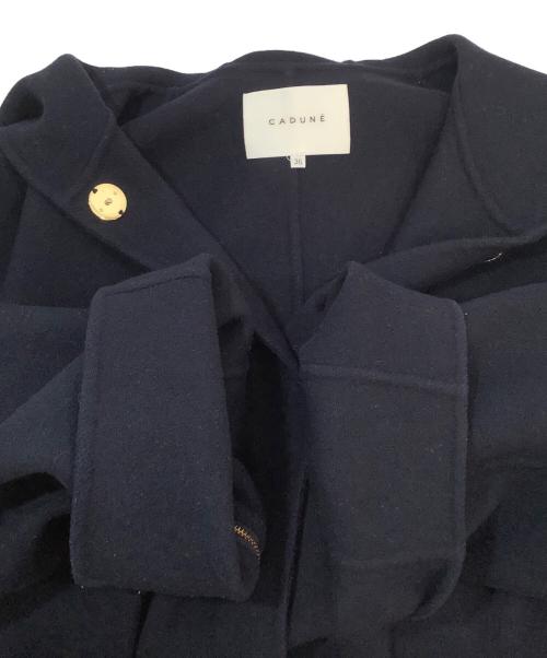 CADUNE（カデュネ）CADUNE (カデュネ) ポンチョコート ネイビー サイズ:36の古着・服飾アイテム