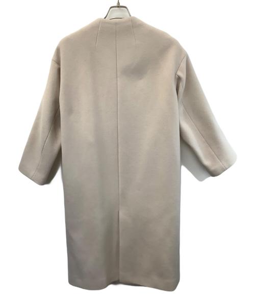 IENA（イエナ）IENA (イエナ) MANTECOノーカラーコート ベージュ サイズ:34の古着・服飾アイテム