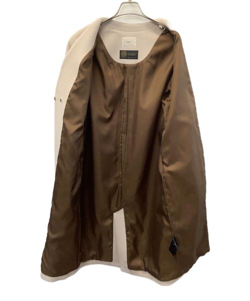 IENA（イエナ）IENA (イエナ) MANTECOノーカラーコート ベージュ サイズ:34の古着・服飾アイテム