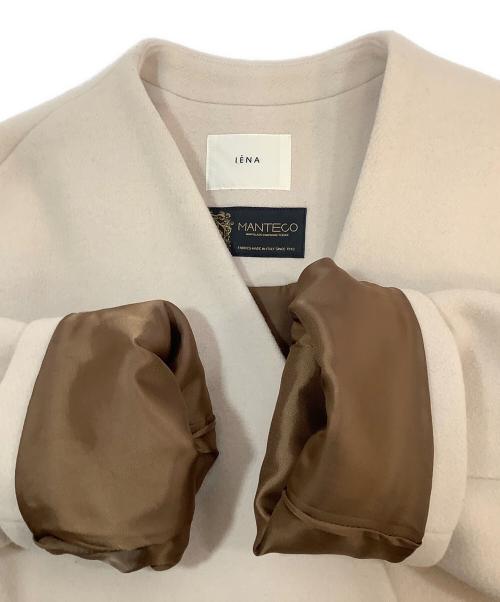 IENA（イエナ）IENA (イエナ) MANTECOノーカラーコート ベージュ サイズ:34の古着・服飾アイテム