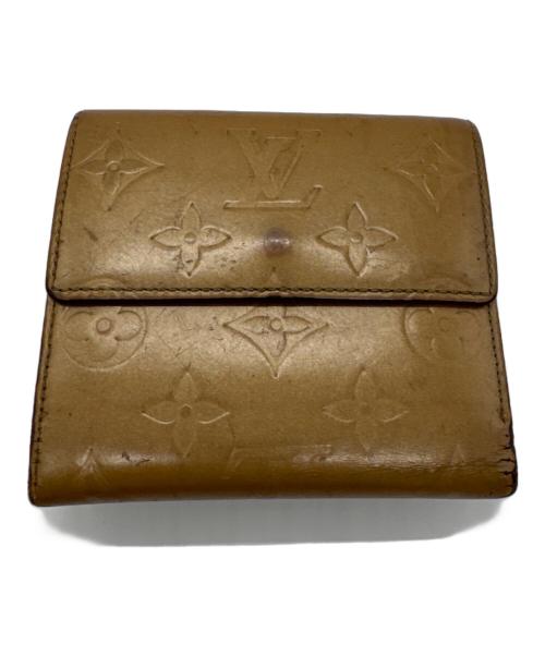 LOUIS VUITTON（ルイ ヴィトン）LOUIS VUITTON (ルイ ヴィトン) ポルト モネ・ビエ カルト クレディ 3つ折り財布　ヴェルニ ブロンズ サイズ:-の古着・服飾アイテム