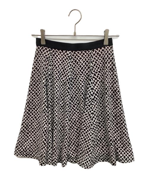 Regina Romantico（レジィーナロマンティコ）REGINA ROMANTICO (レジィーナロマンティコ) 総柄セットアップ ブラック×ホワイト サイズ:36の古着・服飾アイテム