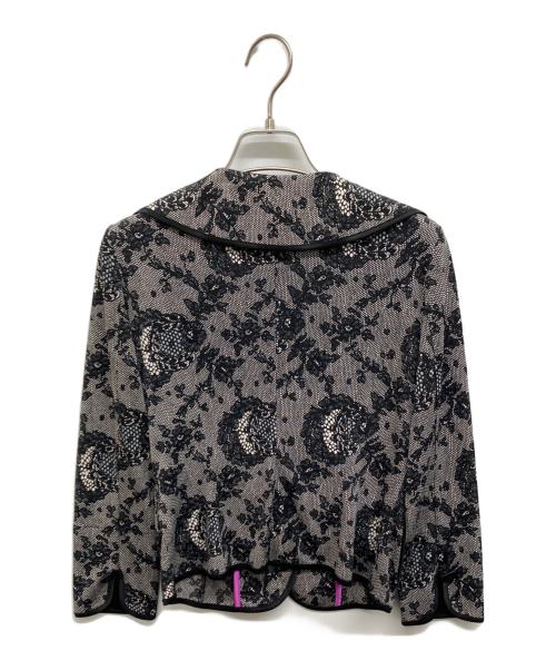 Regina Romantico（レジィーナロマンティコ）REGINA ROMANTICO (レジィーナロマンティコ) 総柄セットアップ ブラック サイズ:36の古着・服飾アイテム