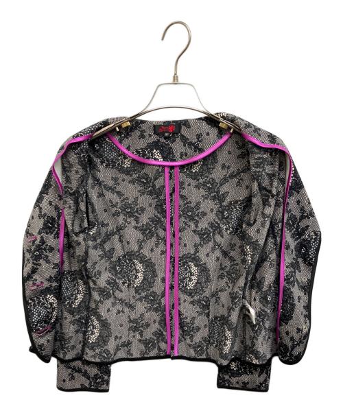 Regina Romantico（レジィーナロマンティコ）REGINA ROMANTICO (レジィーナロマンティコ) 総柄セットアップ ブラック サイズ:36の古着・服飾アイテム