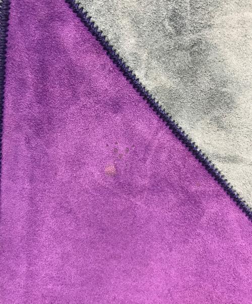 LOUIS VUITTON（ルイ ヴィトン）LOUIS VUITTON (ルイ ヴィトン) パッチワークスウェードスカート パープル サイズ:SIZE 36の古着・服飾アイテム