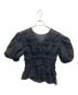 MAISON SPECIAL（メゾンスペシャル）の古着「2way Sleeve Ruffle Blouse」｜ブラック