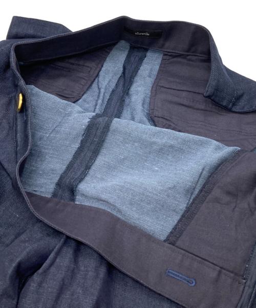 allureville（アルアバイル）allureville (アルアバイル) デニムライクマリンパンツ ネイビー サイズ:2の古着・服飾アイテム