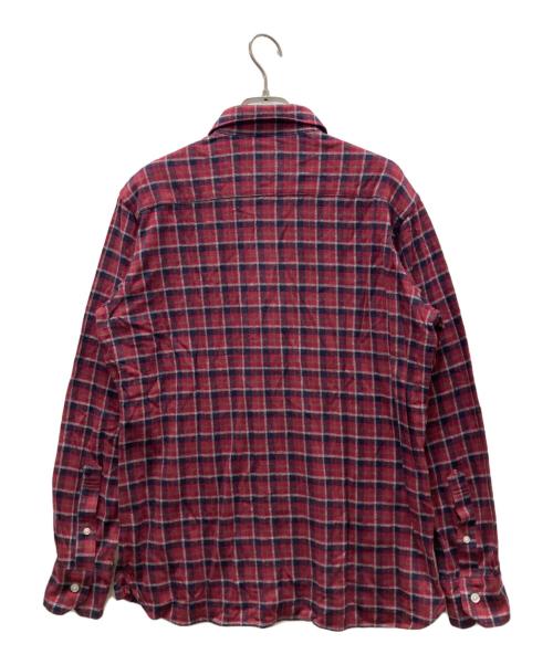 MACKINTOSH PHILOSOPHY（マッキントッシュ フィロソフィー）MACKINTOSH PHILOSOPHY (マッキントッシュ フィロソフィー) チェックシャツ レッド サイズ:38の古着・服飾アイテム