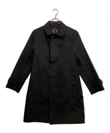 MACKINTOSH PHILOSOPHY（マッキントッシュ フィロソフィー）の古着「ゴム引き ライナー付ス テンカラー コート」｜ブラック