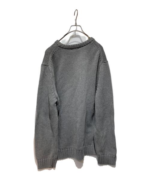 POLO JEANS CO.（ポロジーンズカンパニー）POLO JEANS CO. (ポロジーンズカンパニー) 星条旗ニット グレー サイズ:XLの古着・服飾アイテム