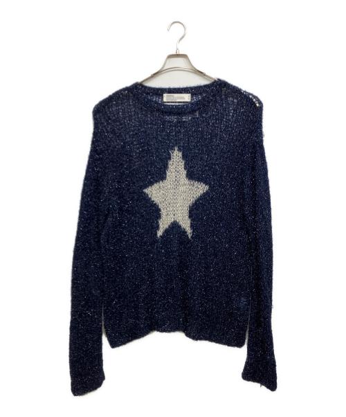 DAIRIKU（ダイリク）DAIRIKU (ダイリク) Babylon Star Lame Knit ネイビー サイズ:Freeの古着・服飾アイテム