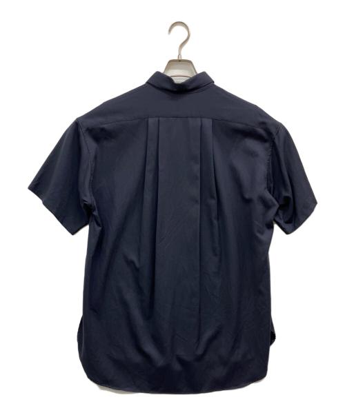 wravee（ラヴィー）wravee (ラヴィー) サマーウール 半袖シャツ ネイビー サイズ:SIZE２の古着・服飾アイテム