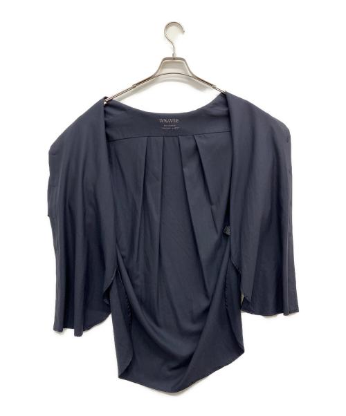 wravee（ラヴィー）wravee (ラヴィー) サマーウール 半袖シャツ ネイビー サイズ:SIZE２の古着・服飾アイテム