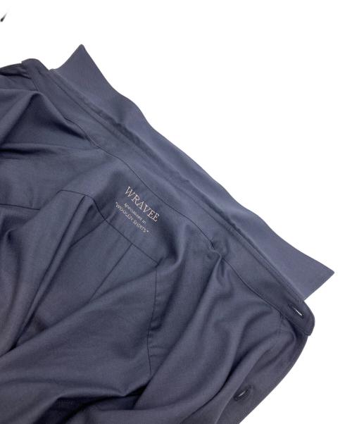 wravee（ラヴィー）wravee (ラヴィー) サマーウール 半袖シャツ ネイビー サイズ:SIZE２の古着・服飾アイテム