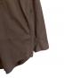 中古・古着 beautiful people (ビューティフルピープル) finx typewriter big tuck over shirt ブラウン サイズ:36：10000円