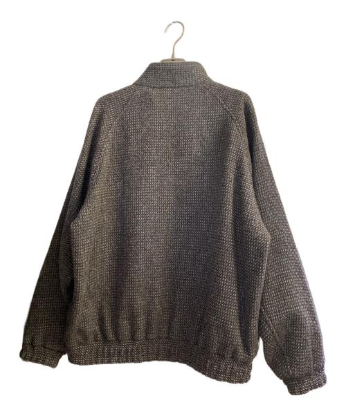 AURALEE（オーラリー）AURALEE (オーラリー) ALPACA WOOL SILK TWEED ZIP BLOUSON グレー サイズ:3の古着・服飾アイテム