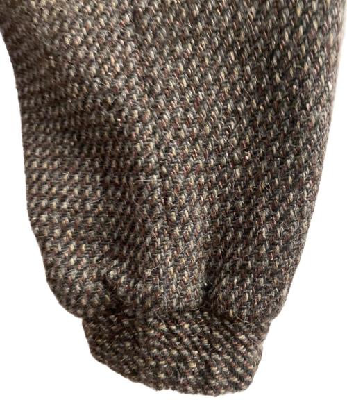 AURALEE（オーラリー）AURALEE (オーラリー) ALPACA WOOL SILK TWEED ZIP BLOUSON グレー サイズ:3の古着・服飾アイテム