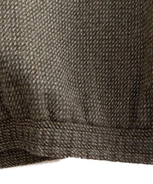 AURALEE（オーラリー）AURALEE (オーラリー) ALPACA WOOL SILK TWEED ZIP BLOUSON グレー サイズ:3の古着・服飾アイテム