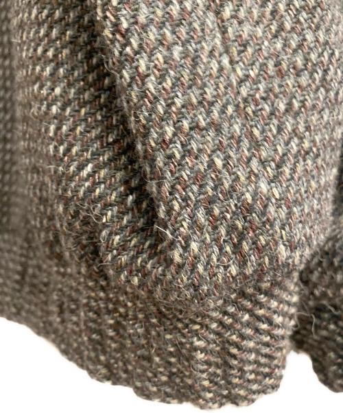 AURALEE（オーラリー）AURALEE (オーラリー) ALPACA WOOL SILK TWEED ZIP BLOUSON グレー サイズ:3の古着・服飾アイテム