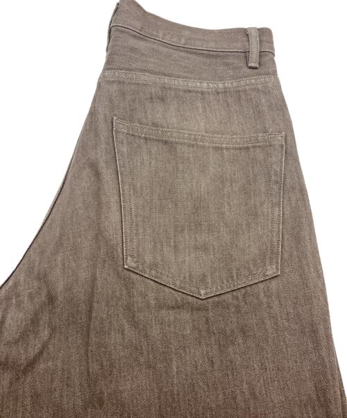 AURALEE（オーラリー）AURALEE (オーラリー) HARD TWIST BROWN DENIM WIDE PANTS　A23AP03MD ブラウン サイズ:30の古着・服飾アイテム
