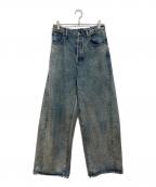 sssteinシュタイン）の古着「TWIST SEAM BAGGY VINTAGE DENIM JEANS」｜インディゴ