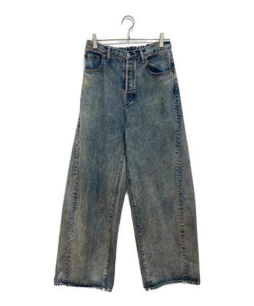 ssstein（シュタイン）ssstein (シュタイン) TWIST SEAM BAGGY VINTAGE DENIM JEANS インディゴ サイズ:Sの古着・服飾アイテム