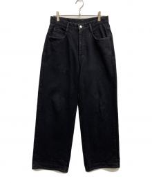 NAKEDGAUGE（ネイキッドゲージ）の古着「ONE WASH BLACK DENIM ASHLEY JEANS」｜ブラック